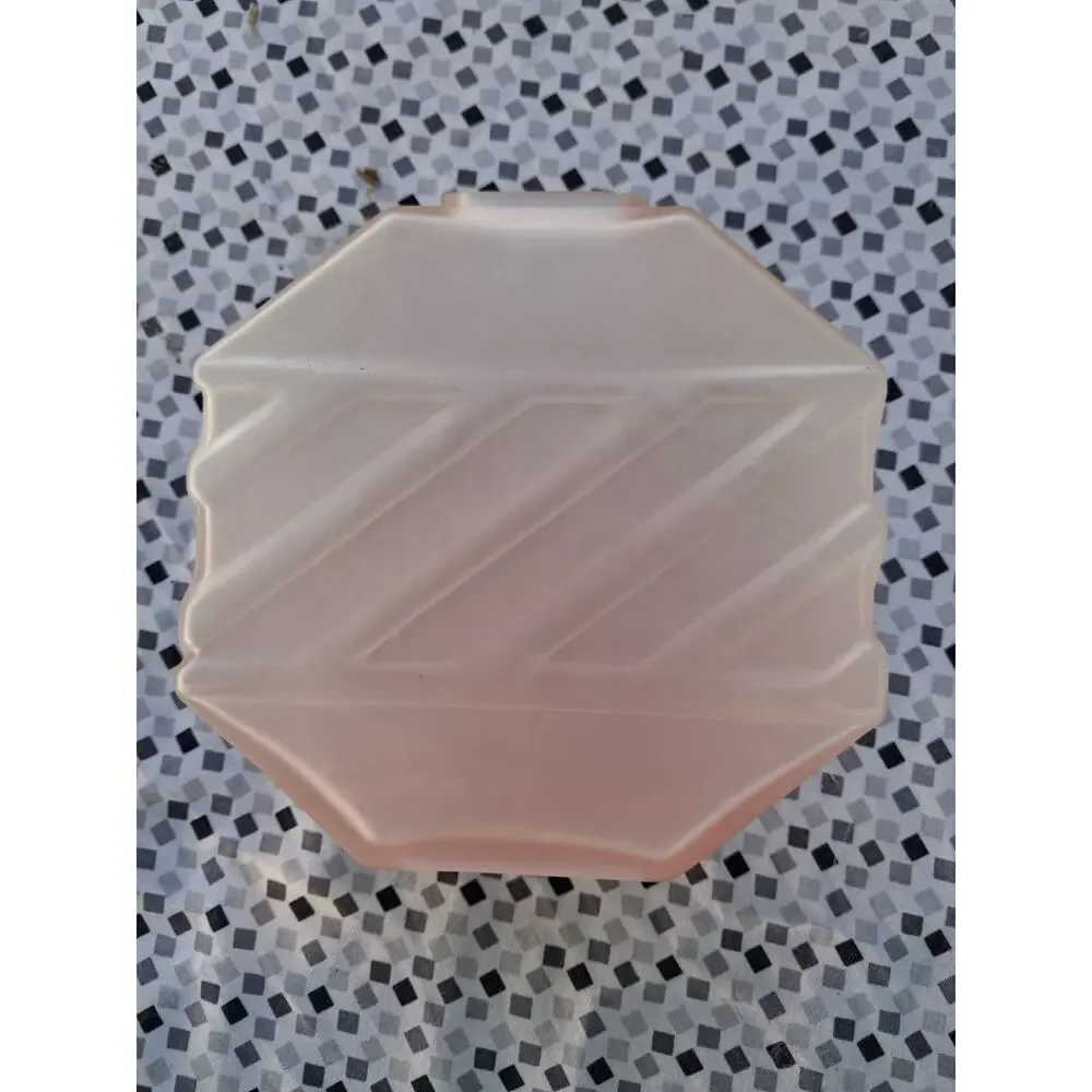 Pink Satin Balos 8 Sided Vase
